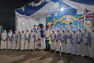 Suasana pembukaan Musabaqah Tilawatil Qur'an (MTQ) ke-13 tingkat Kecamatan Loa Janan Ilir
