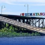 Dermaga Kayu, Desa Semayang Kecamatan Kenohan. (Ist)