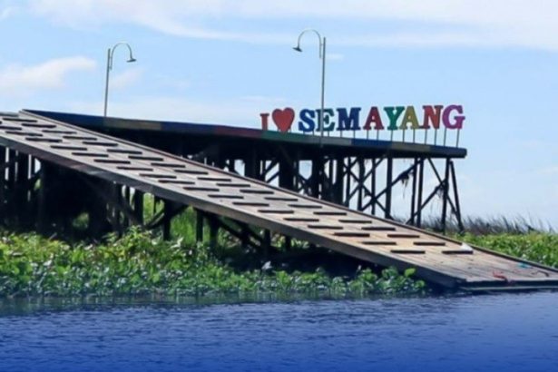 Dermaga Kayu, Desa Semayang Kecamatan Kenohan. (Ist)