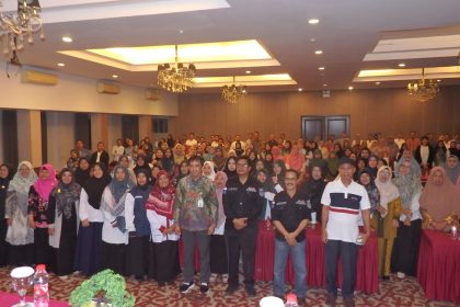 Suasana kegiatan peningkatan kompetensi guru melalui Musyawarah Guru Mata Pelajaran (MGMP) materi Ilmu Pengetahuan Alam (IPA) untuk guru tingkat Sekolah Menengah Pertama (SMP) se-Kukar. Kamis (9/5/2024) Hotel Fatma Tenggarong.