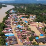 Situasi banjir di Kabupaten Mahakam Ulu (Foto: Ist)