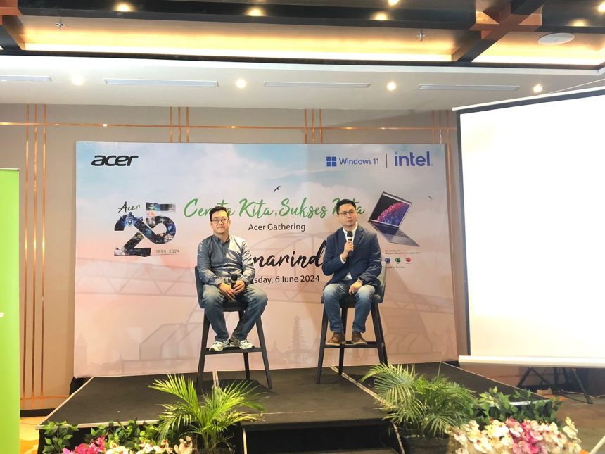 Acer Indonesia saat menggelar Acara di Hotel Fugo Samarinda pada Kamis (6/6/2024)
