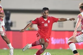 Pemain Borneo FC Samarinda, bernama Habibi Abdul Jusuf.