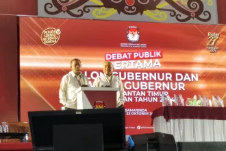 Pasangan calon Gubernur dan Wakil Gubernur Kaltim, Isran Noor dan Hadi Mulyadi