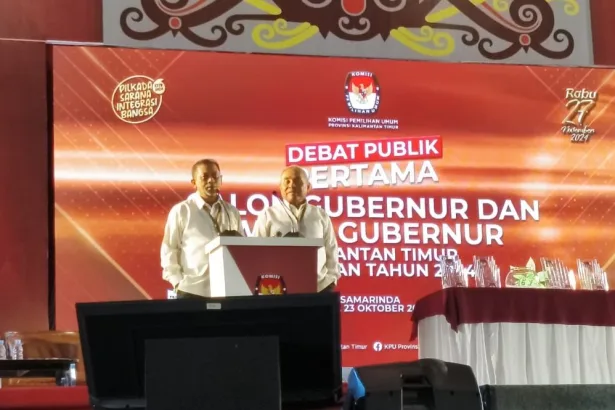 Pasangan calon Gubernur dan Wakil Gubernur Kaltim, Isran Noor dan Hadi Mulyadi
