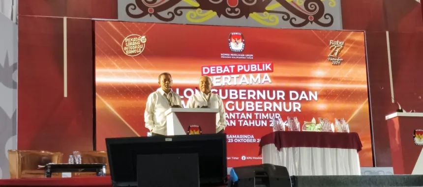 Pasangan calon Gubernur dan Wakil Gubernur Kaltim, Isran Noor dan Hadi Mulyadi