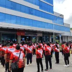 Pembukaan Training Camp Pra Popnas 2024 di halam Kadrie Oening Tower, Samarinda