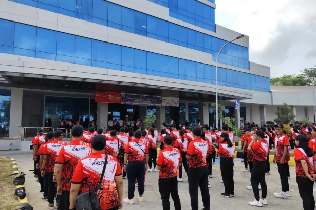 Pembukaan Training Camp Pra Popnas 2024 di halam Kadrie Oening Tower, Samarinda