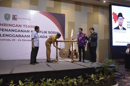Suasana bimbingan teknis bagi para penyelenggara Pilkada Kutim 2024 (Foto: Istimewa)