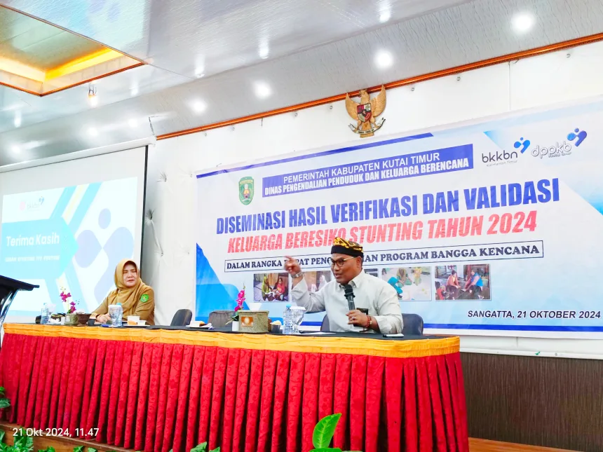 Diseminasi Hasil Verifikasi dan Validasi Keluarga Berisiko Stunting Tahun 2024