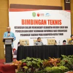 Suasana Bimtek bertajuk “Kesiagaan dalam Menghadapi Kejahatan Insiden Siber dan Pengelolaan Audit Keamanan Informasi bagi Perangkat Daerah".