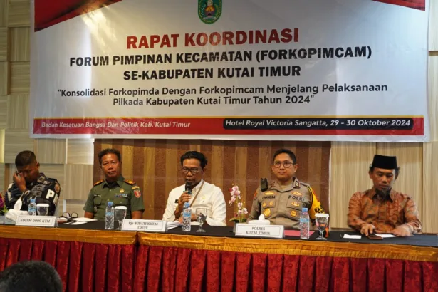 Rapat Koordinasi Forkopimcam se-Kutai Timur