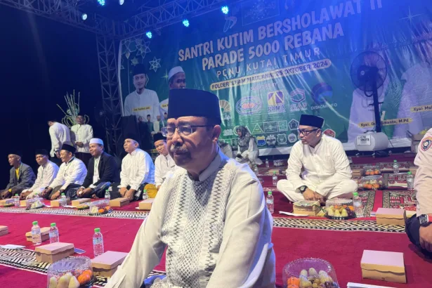 Kemeriahan Santri Kutim Bersalawat II (Foto: Istimewa)