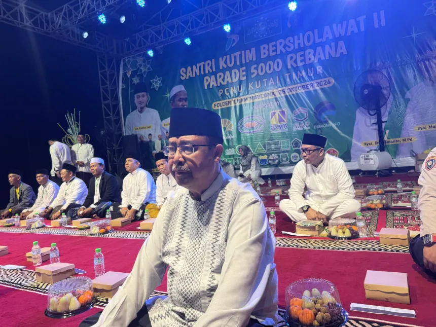Kemeriahan Santri Kutim Bersalawat II (Foto: Istimewa)