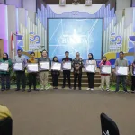 Acara puncak Gebyar Pajak Daerah 2024 di Bankaltimtara, Jalan Awang Long, Senin (16/12/2024).