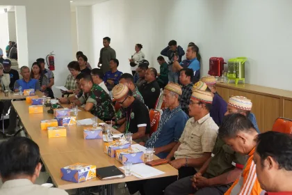 Rapat Koordinasi (Rakor) persiapan Hari Ulang Tahun (HUT) ke-XI Kabupaten Mahulu. (Foto: Istimewa)