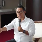 Penjabat Gubernur Kaltim, Akmal Malik, di VIP Room, Bandara Sultan Aji Muhammad Sulaiman Sepinggan Balikpapan. (IST)