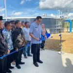 Peresmian Sistem Penyediaan Air Minum (SPAM) Instalasi Pengolahan Air (IPA) Bumi Sempaja berkapasitas 50 liter per detik
