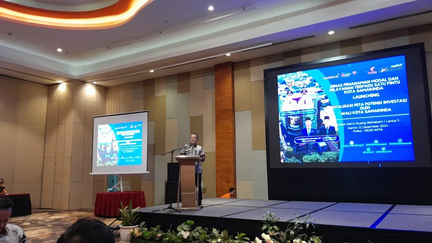 Peluncuran Aplikasi Peta Potensi Investasi oleh DPMPTSP Kota Samarinda.