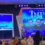 Menteri Hak Asasi Manusia (HAM), Natalius Pigai, ketika menyampaikan sambutan. (Foto: Sekala)