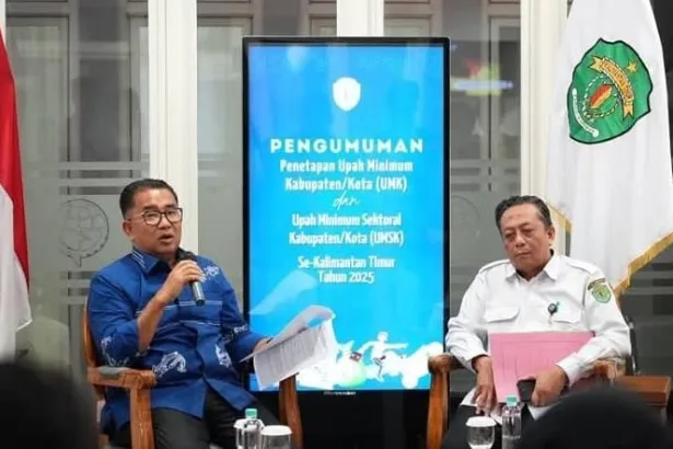 Pengumuman penetapan UMK dan UMSK Provinsi Kaltim.
