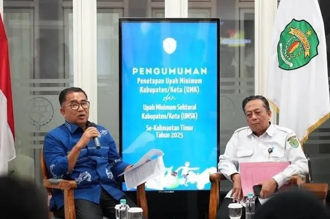 Pengumuman penetapan UMK dan UMSK Provinsi Kaltim.
