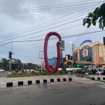 Ikon Baru Tugu Pesut Mahakam, di Simpang Lembuswana Kota Samarinda.