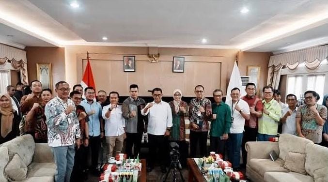 Coffee Morning Maratua Run 2025 di VIP Room Rumah Jabatan Gubernur Kaltim, Jumat (3/1/2025).(IST)