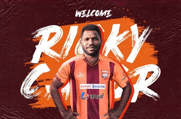 Pemain Anyar Borneo FC Samarinda, Ricky Cawor.
