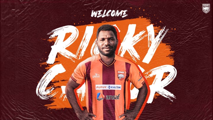 Pemain Anyar Borneo FC Samarinda, Ricky Cawor.