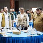 Rudy Mas’ud berserta istri saat bersama Pj Gubernur Kaltim, Akmal Malik kunjungan di beberapa daerah di Kaltim. (Ist)