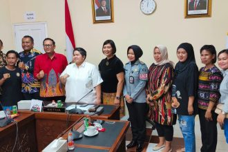 SSB Nahusam FA audiensi bersama Wakil Ketua II DPRD Kaltim, Ananda Emira Moeis yang digelar di Kantor DPRD Kaltim.