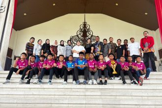 SSB Nahusam FA audiensi bersama Wakil Ketua II DPRD Kaltim, Ananda Emira Moeis yang digelar di Kantor DPRD Kaltim. (Foto: Ist)