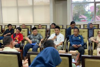 Rapat GPM menjelang HBKN Puasa dan Idul Fitri 2025 di Ruang Eksekutif Kantor Bupati Kukar pada Kamis (27/2/2025).
