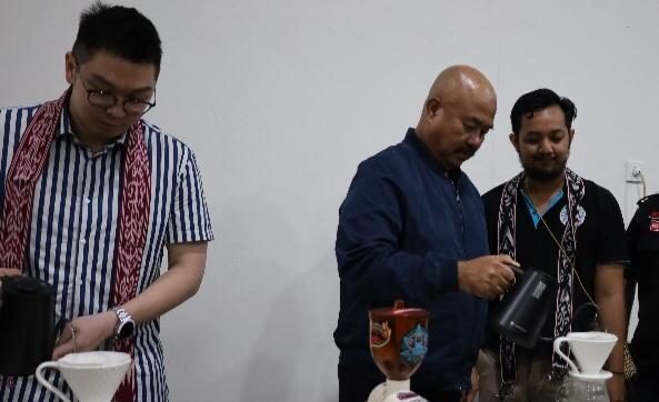 Bupati Kukar, Edi Damansyah saat di Kartanegara Coffee Event (KCE).