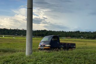 Lahan pertanian di Kukar.