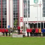 Sekda Kukar, Sunggono, memimpin apel peringatan Hari Buruh Internasional (May Day) tahun 2025.