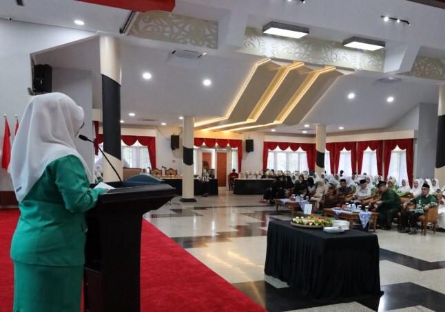 Hari puncak peringatan Harlah Fatayat NU ke-75 tahun 2025 berlangsung meriah di Pendopo Odah Etam, Sabtu (10/5/2025).