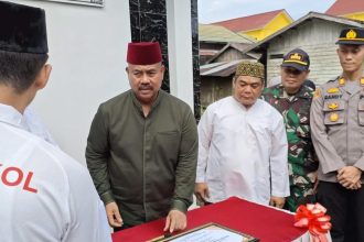 Bupati Kutai Kartanegara, Edi Damansyah, meresmikan Posyandu Melati Ungu di Desa Sebulu Ilir, Kecamatan Sebulu.
