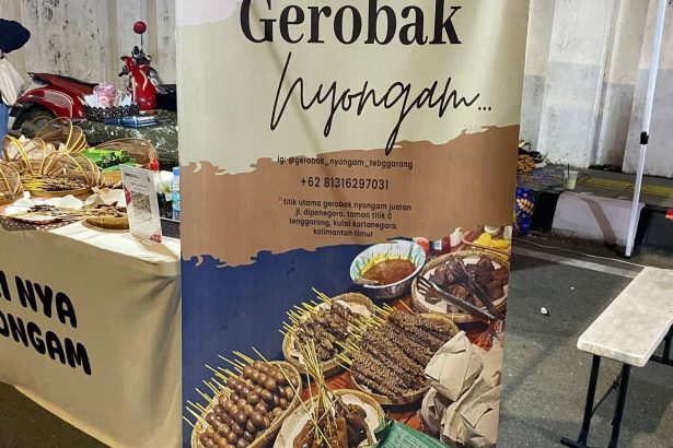 UMKM di Titik Nol Tenggarong, Kukar.