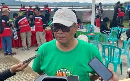 Kepala Dinas Lingkungan Hidup dan Kehutanan (DLHK) Kukar, Slamet Hadiraharjo.