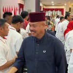 Bupati Kukar Edi Damansyah menghadiri pelantikan pengurus KONI Kukar periode 2023-2027 di Pendopo Odah Etam Tenggarong.