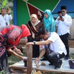 Peletakan Batu Pertama Gedung PAUD Desa Ponorogan