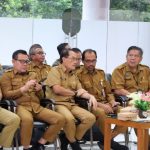 Sekda Kukar, Sunggono Pimpin Rakordal Pelaksanaan Pembangunan Caturwulan I Tahun 2025 di Aula Bappeda.