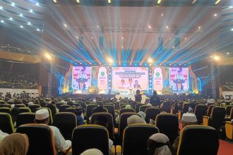 Penyerahan penerima penghargaan Gratispol dan Jospol di Convention Hall Sempaja, Samarinda, Rabu (25/6/2025).