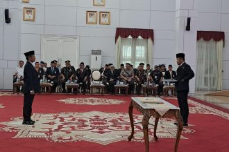 Pelantikan kepala BPKP Kaltim.