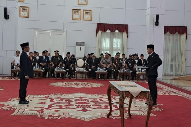 Pelantikan kepala BPKP Kaltim.
