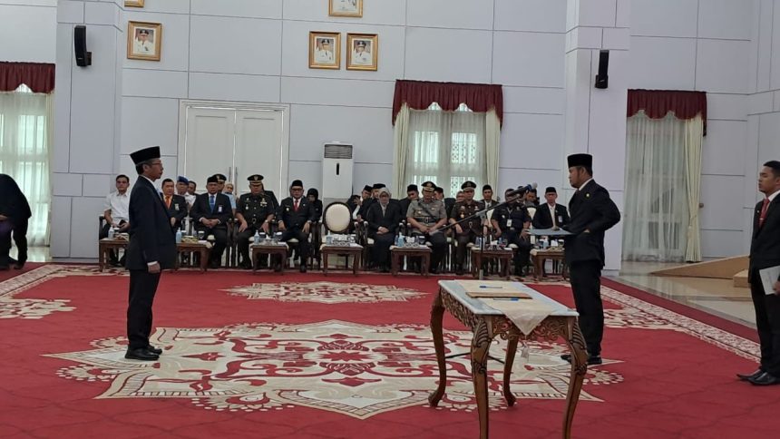 Pelantikan kepala BPKP Kaltim.